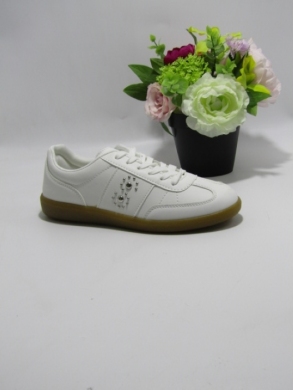 Buty sportowe damskie na płaskim (36-41) 6456 WHITE