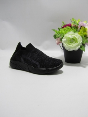 Buty sportowe damskie na płaskim (36-41) LW620 BLACK