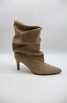 Botki damskie na szpilce (36-41) K766 KHAKI