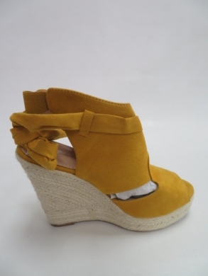 Sandały Damskie na koturnie (36-41) 5757 YELLOW