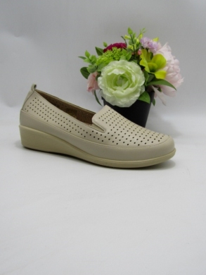 Mokasyny damskie na koturnie (39-43) DTB3-07 BEIGE