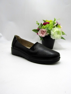 Półbuty damskie na płaskim (36-41) 82007 BLACK