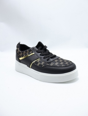 Buty sportowe damskie na płaskim (36-41) H2149A BLACK