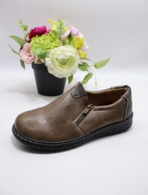 Półbuty damskie na płaskim (36-42) 22T83-13 KHAKI