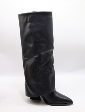 Kozaki damskie na obcasie (36-41) CLS519 BLACK
