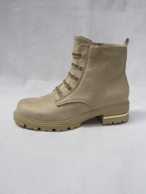 Botki damskie na płaskim (36-41) A779 BEIGE