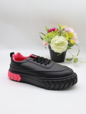 Buty sportowe damskie na płaskim (36-41) UB04 BLACK