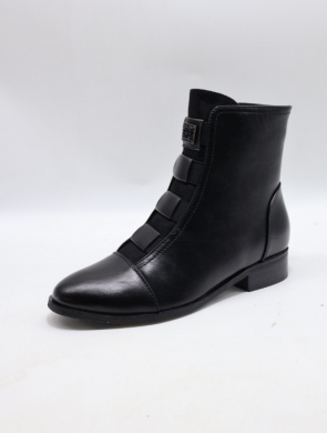 Botki damskie na płaskim (36-41) YCC-127 BLACK