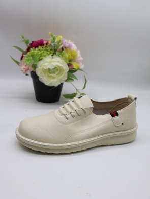 Półbuty damskie na płaskim (36-41) L705 BEIGE