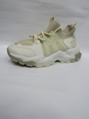 Buty sportowe damskie na płaskim (36-41) A28 BEIGE
