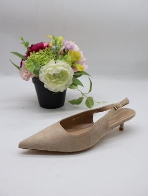 Sandały damskie na szpilce (36-41) B-755 KHAKI