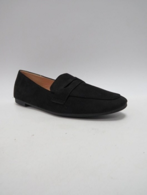 Mokasyny damskie na płaskim (36-41) LCL-12 BLACK