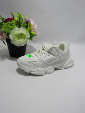 Buty sportowe dziewczęce (33-38) EC308 WHITE