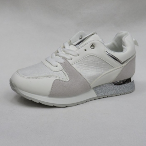 Buty sportowe damskie na płaskim (36-41) AB03 WHITE