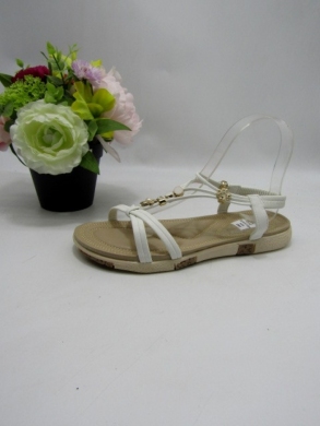 Sandały damskie na płaskim (36-41) C510 WHITE
