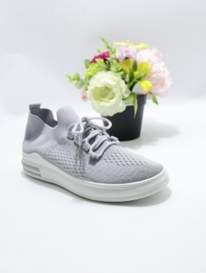 Buty sportowe damskie na płaskim (36-41) EV-25 GREY