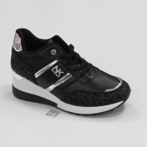 Buty sportowe damskie na płaskim (36-41) LDLJ-98  BLACK