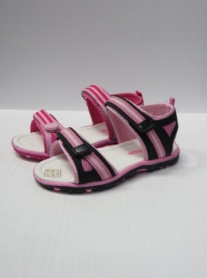 Sandały dziewczęce (31-36) 2306 BLACK/PINK