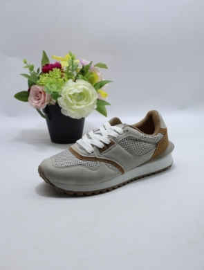 Buty sportowe damskie na płaskim (36-41) AD654 BEIGE