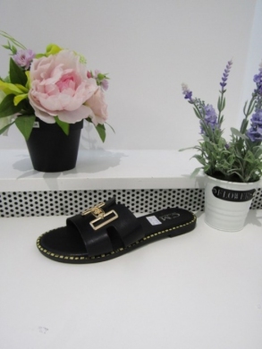 Klapki damskie na płaskim (36-41) 5169 BLACK