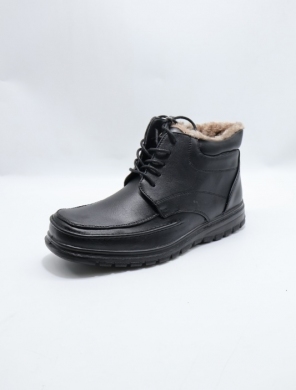 Botki męskie ocieplane (40-46) E4556-1 BLACK