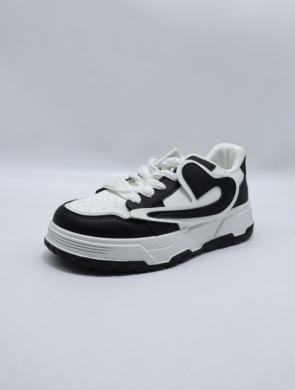Buty sportowe damskie na płaskim (36-41) 1780 WH/BL
