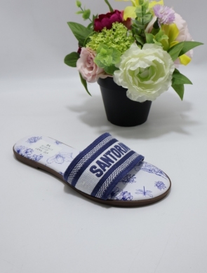 Klapki damskie na płaskim (36-41) SF-126 BLUE