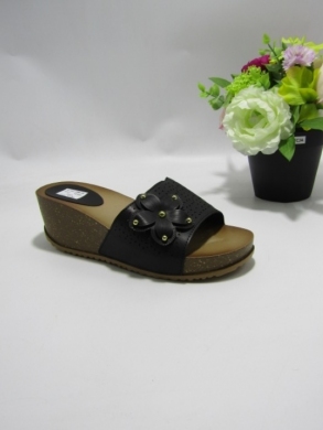 Klapki damskie na koturnie (36-41) DM-18 BLACK