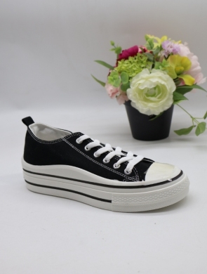 Trampki damskie na płaskim (36-41) AB1786 BLACK