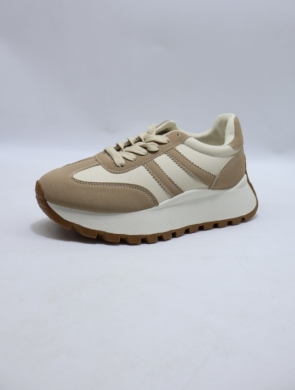 Buty sportowe damskie na płaskim (36-41) 25803 KHAKI