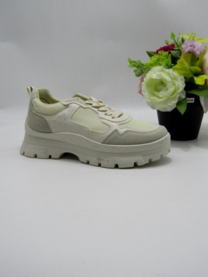 Buty sportowe damskie na płaskim (36-41) VL170 BEIGE