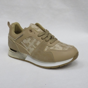 Buty sportowe damskie na płaskim (36-41) AB886 KHAKI