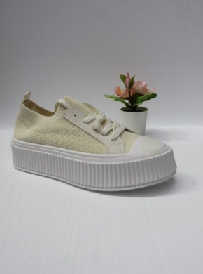Trampki damskie na koturnie (36-41) 8892-SP BEIGE