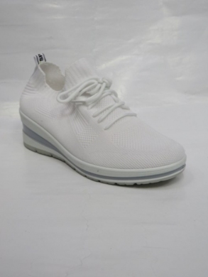 Buty sportowe damskie na koturnie (36-41) XKB-55  WHITE