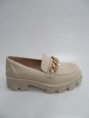 Mokasyny Damskie na koturnie (36-41) FR-565 BEIGE