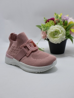 Buty sportowe damskie na płaskim (36-41) QH29 PINK