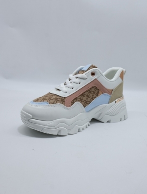 Sneakersy damskie (37-41) AB922 WH/PINK
