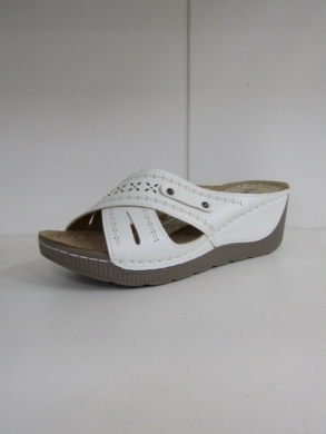 Klapki damskie na koturnie (36-41) VR233 WHITE