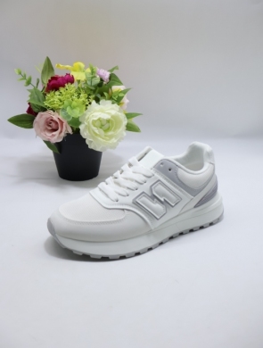 Buty sportowe damskie na płaskim (36-41) D251-3 WH/GREY
