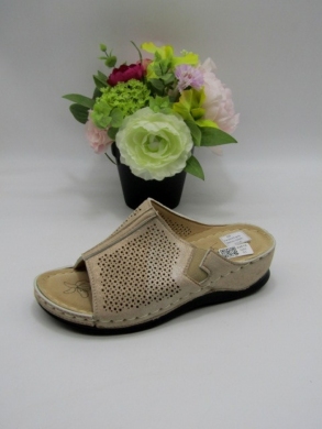 Klapki damskie na koturnie (36-41) TW23109 GOLD