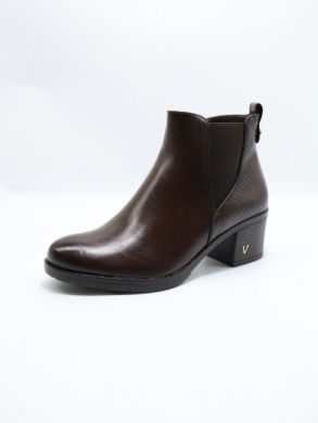 Botki damskie ocieplane na obcasie (36-41) YCC-68 BROWN
