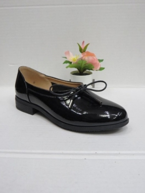 Półbuty damskie na płaskim (36-41) C72581-2 BLACK
