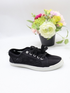 Tenisówki damskie (36-41) 11200-1 BLACK/WH