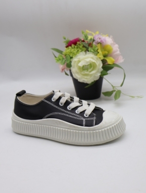 Trampki damskie na płaskim (36-41) 4173 BLACK