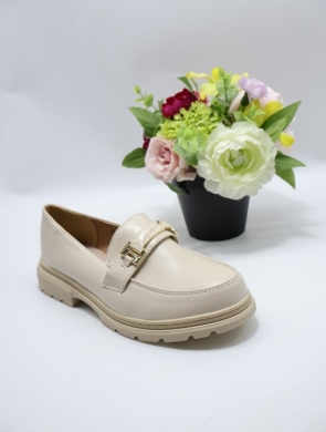 Mokasyny damskie na płaskim (36-41) 8303 BEIGE