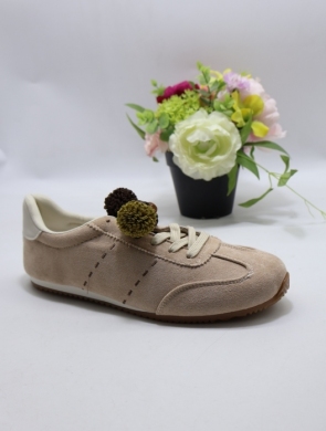 Buty sportowe damskie na płaskim (36-41) EV519 BEIGE