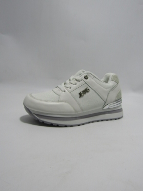 Buty sportowe damskie na płaskim (36-41) 0-1618 WHITE