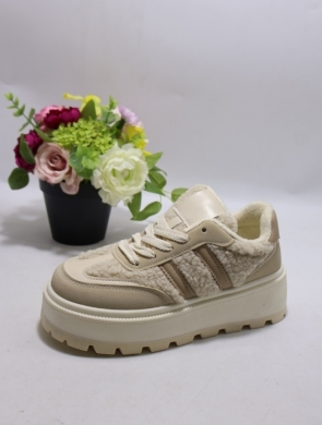 Buty sportowe damskie ocieplane (36-41) 24886 BEIGE