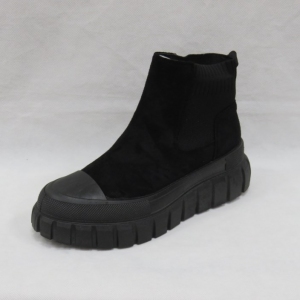Botki damskie na płaskim (36-41) F1016 BLACK