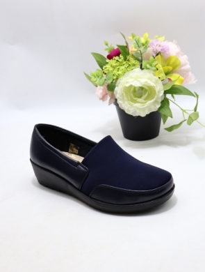 Półbuty damskie na koturnie (37-42) 23T003 NAVY